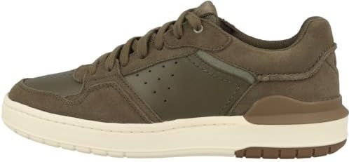 Clarks - Courtlite2 Lo - Leren Sneakers - Bruin - Casual