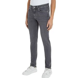 Calvin Klein Jeans Slim Taper voor heren, grijs, 32W / 32L