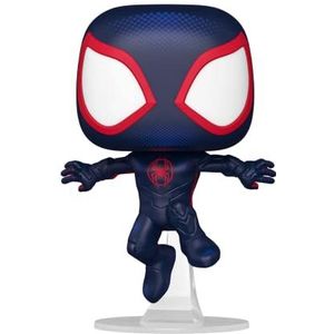Funko Pop! Jumbo: Spider-Man: Across The Spider-Verse - Miles Morales - Spiderman Into The Spiderverse 2 - Collectie Figuur Vinyl - Cadeau-idee - Officiële Mercancia - Movies Fans