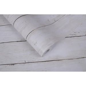 BUVU Plakfolie, meubelfolie, bruin, houtlook, zelfklevende folie, houtbehang, 45 cm x 300 cm, bruin, vintage, strepen, folie, waterdicht, wandbehang voor meubels, muren, kasten, keuken, tafels