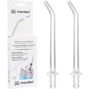 Vervanging Classic Tips Irrigatiepunten MDT-1512 Vervangingssproeiers voor Meriden Irrigator Waterflosser (Meriden Home & Travel MD-1522) (2 stuks)