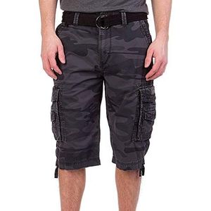 UNIONBAY Cargo Shorts voor heren, Zwarte Camo, 50 NL