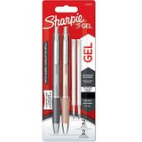 Sharpie S-Gel metalen gelpennen | medium punt (0,7 mm) | staalgrijs en roségoud | zwarte inkt | 2 pennen & 2 vullingen voor gelpennen