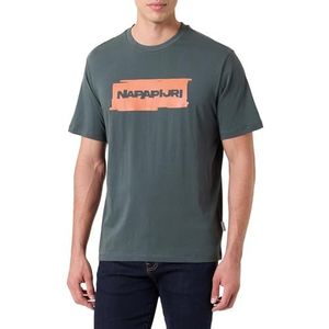 Napapijri Sine T-shirt Green Urban, Groen, XL