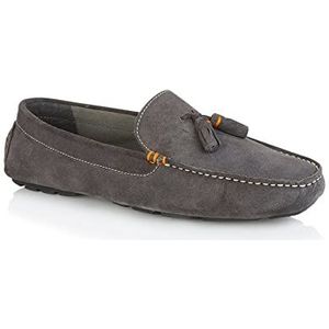 Silver Street London Heren Jackson Mocassin, grijs, 9 UK, Grijs, 41.5 EU