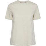 PIECES T-Shirt dames Pcria Ss Fold Up Solid Tee Noos Bc , berk , L