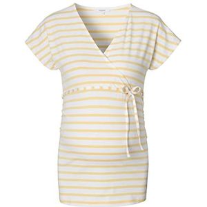 Noppies Dames Top Nursing Short Sleeve Stripe Kirby T-shirt, Straw - P927, 40
