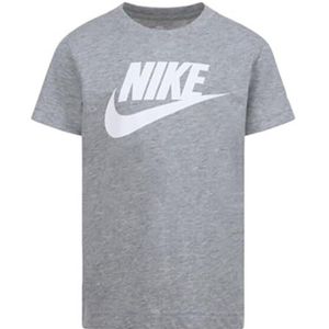 Nike - FUTURA EVERGREEN - T-shirt - Grijs Gemêleerd/Wit