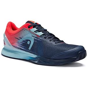 HEAD Sprint Pro 3.0 Clay Men Dbnr Tennis Shoe voor heren, rood, blauw, 38.5 EU