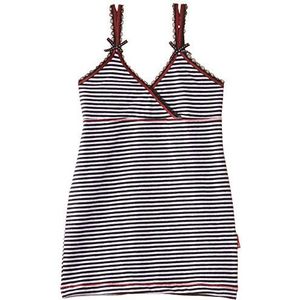 Claesen's Meisjes CLN 936 Singlet Floral Vest, Veelkleurig (marineblauw/witte strepen), 2 jaar