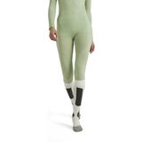 FALKE Dames Broek van Onderlaag Wool-Tech Long W TI Wol Functioneel Material Sneldrogend 1 Stuk, Groen (Quiet Green 7378), XL