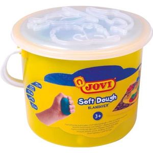 Jovi – Soft Dough Blandiver, dobbelsteen 4 dozen 50 g met accessoires (444)