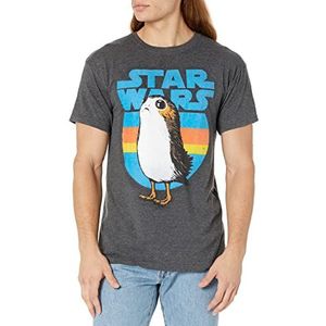 Star Wars Heren Last Jedi PORG Graphic Tees Shirt - grijs - XL
