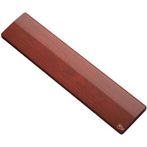 Glorious Gaming Wooden Keyboard Wrist Rest (full size) - witte as, middelgrove nerf, glad oppervlak, zweet- en oliebestendig, antislip rubberen basis, 430 x 100 x 19 mm - Golden Oak