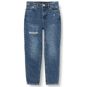 LMTD Nlfraven Dnmrimme Pant Jeans voor meisjes en meisjes, Donkerblauw Denim, 164