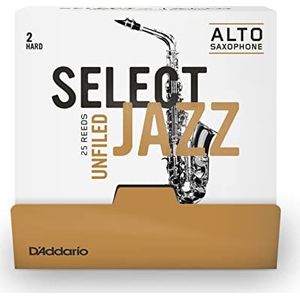 Select Jazz - Alto Saxophone Reeds - Unfiled - 2 Hard - 25 Doos