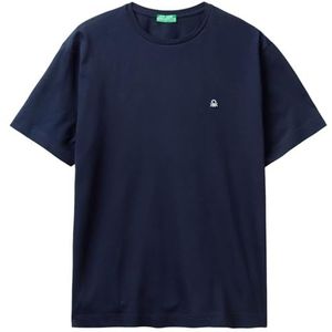 United Colors of Benetton T-shirt heren, Blauw, XS
