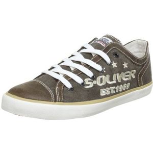 s.Oliver Casual 5-5-13603-20 herensneakers, Beige Nature 318, 45 EU