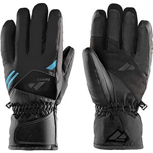 Zanier Unisex – volwassenen 30268-2040-11 handschoenen, zwart, koningsblauw, 11
