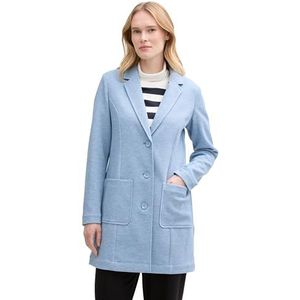 TOM TAILOR Dames 1045404 jas, 23862-Light Blue Indigo Melange, XL, 23862 - Light Blue Indigo Melange, XL