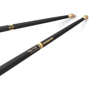 ProMark Drumstel Sticks - Stephen Creighton Pipe Band Drum Sticks - ActiveGrip - Wordt plakkeriger als de handen zweten - Active Grip Finish, ovale houten punt, ahornhout - 1 paar