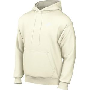 Nike Heren Hooded Long Sleeve Top M NSW Club Hoodie Po Bb, Sail/Sail/White, BV2654-134, XS