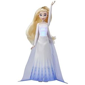 Hasbro Gaming Frozen 2 FD Singing Queen Elsa, pakket kan variëren (Spaanse versie)