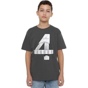 mandarin creative ltd Jongens Star Wars Stormtrooper 4 Uni Kids T-shirt, antraciet, 9-10 jaar, antraciet, 9-10 Jaar