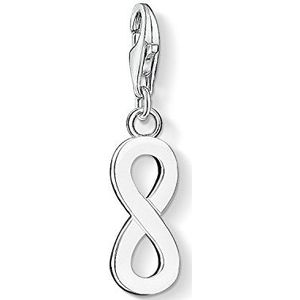 Thomas Sabo Dames Charm-hanger Infinity Charm Club 925 sterling zilver 1134-001-12, Eén maat, Sterling zilver, Geen edelsteen