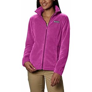 Columbia Benton Springs Fleecejas voor dames met volledige ritssluiting, Fuchsia, XXL