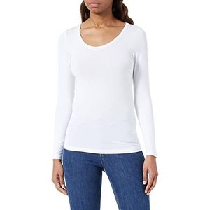 Vila Dames Vidaisy O-Neck L/S Top-Noos shirt met lange mouwen, Optical Snow, XXL