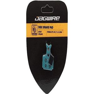 Jagwire Sport Organic Disc Brake pad-formula R1, MTB Unisex Volwassenen, Blauw