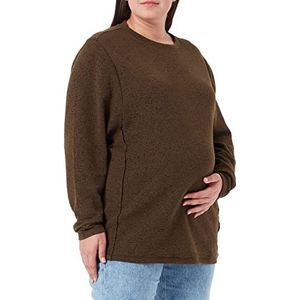 Noppies Maternity Dames Sweater Onarga Nursing Long Sleeve Trui, Dark Olive-P981, S