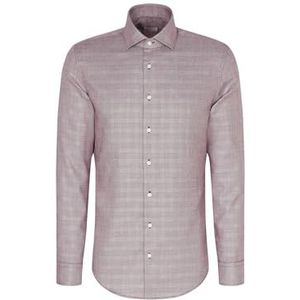 Seidensticker - Overhemd - Violet - 100% Katoen
