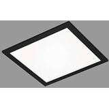 BRILONER Leuchten - LED-paneel, LED-plafondlamp, plafondspot, 12 watt, 1.300 lumen, 4.000 Kelvin, wit-zwart, 295 x 295 x 55 mm (l x b x h)