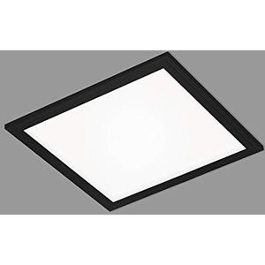 BRILONER Leuchten - LED-paneel, LED-plafondlamp, plafondspot, 12 watt, 1.300 lumen, 4.000 Kelvin, wit-zwart, 295 x 295 x 55 mm (l x b x h)