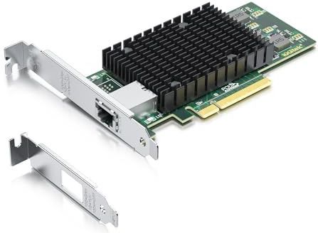 10Gtek - 10Gb PCI-E NIC - Netwerkkaart - Enkel RJ45 Poort - Intel X540-BT1 Controller