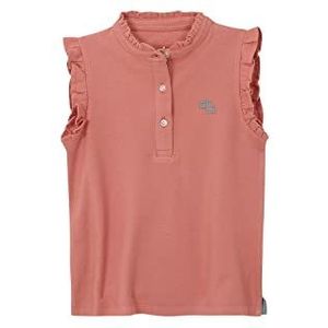 Gocco poloshirt piqué geel meisje, Koraal, 9-10 Jaren