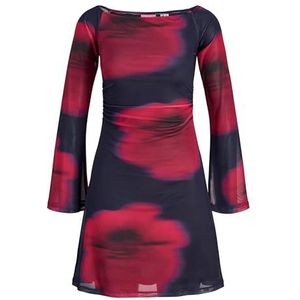 JACK & JONES Jxmelia WVN Mesh Off Shoulder Dress, Maritieme blauw., M