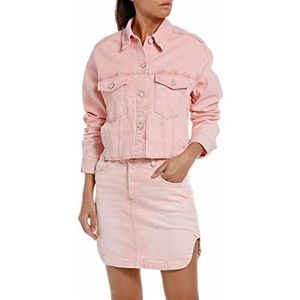 Replay Dames W7794 Jeansjack, 166 Blue Denim, S, 166 BLUE DENIM, S