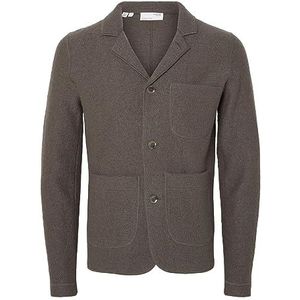 SELETED HOMME Slhnealy Knit Blazer W Noos, Morel, XXL