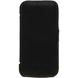 Melkco SSGN91LCJB1BKNP Booka Type Lederen Case voor Samsung Galaxy S4 Mini GT-I9190/S4 Mini Duos GT-I9192/S4 Mini LTE GT-I9195 zwart