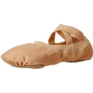 Bloch Pro elastische balletschoenen voor dames, Licht zand, 2.5 UK Narrow