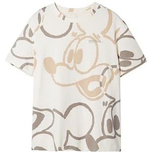 Desigual TS_Beau-Mickey, 1001 Crudo, XXL, wit, XXL