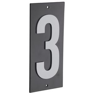 THIRARD 00967173 – signaalbord 56 x 130 mm 3 om te schroeven – wandbord met opmerking – nummer 3 – accessoires / uitrusting – deuruitrusting