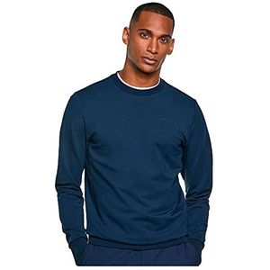 Hackett London Essential Crew Sweatshirt met capuchon voor heren, marineblauw, XXL