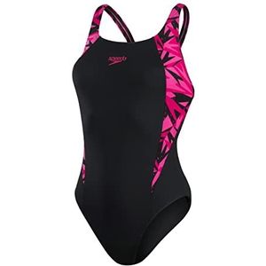 Speedo Hyperboom Splice Muscleback badpak voor dames, 38/34 EU