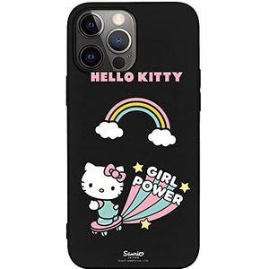 Hello Kitty Girl Power beschermhoes voor iPhone 14 Pro Max, zwart