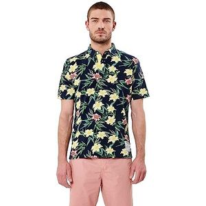 Kaporal Never T-shirt, effen, korte mouwen, heren, Navy Blauw, S