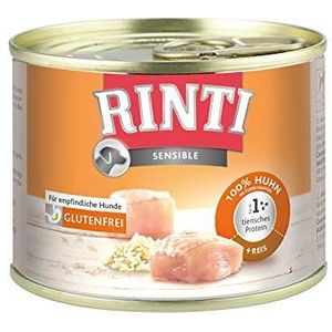 Rinti Hondenvoer Sensible Kip & Rijst 185 g, 12-pack (12 x 185 g)